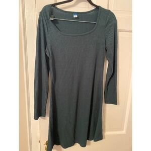 𝅺OLD navy ribbed dress